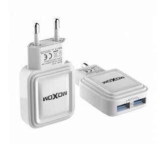 Cargador Red Moxom KH-52 Auto ID 2.4A + Cable MicroUSB