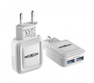 Cargador Red Moxom KH-52 Auto ID 2.4A & Cable MicroUSB