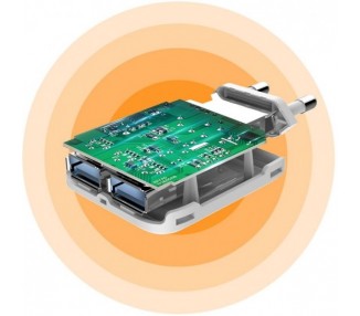 Cargador Red Moxom KH-52 Auto ID 2.4A & Cable MicroUSB