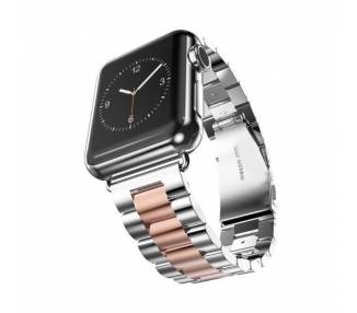 Correa Acero Ancha Compatible para Apple Watch 42 / 44 mm