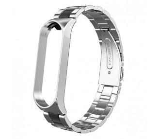 Correa Ancha Metalica Xiaomi Mi Band 3/4 5 -Colores