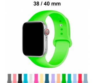 Correa Silicona Colores Compatible para Apple Watch 38 / 40 mm
