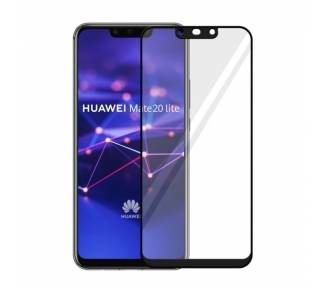Cristal templado completo Huawei Mate 20 Lite Protector de Pantalla Negro