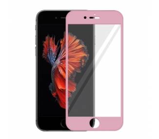 Cristal templado completo iPhone 6 / 6s Protector de Pantalla Rosa