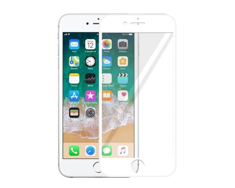 Cristal templado completo iPhone 6 Plus / 6s Plus Protector de Pantalla Blanco