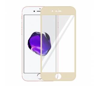 Cristal templado completo iPhone 8 Protector de Pantalla Dorado