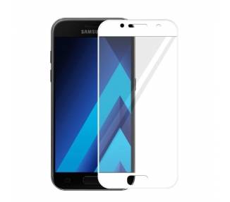 Cristal templado completo Samsung Galaxy A3 2017 Protector de Pantalla Blanco