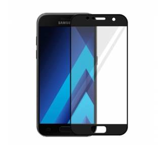 Cristal templado completo Samsung Galaxy A3 2017 Protector de Pantalla Negro