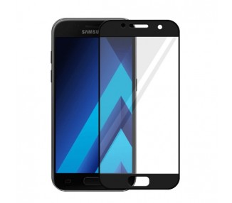 Cristal templado completo Samsung Galaxy A3 2017 Protector de Pantalla Negro