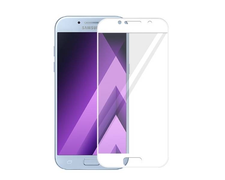 Cristal templado completo Samsung Galaxy A5 2017 Protector de Pantalla Blanco