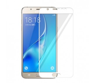 Cristal templado completo Samsung Galaxy J7 2016 Protector de Pantalla Blanco