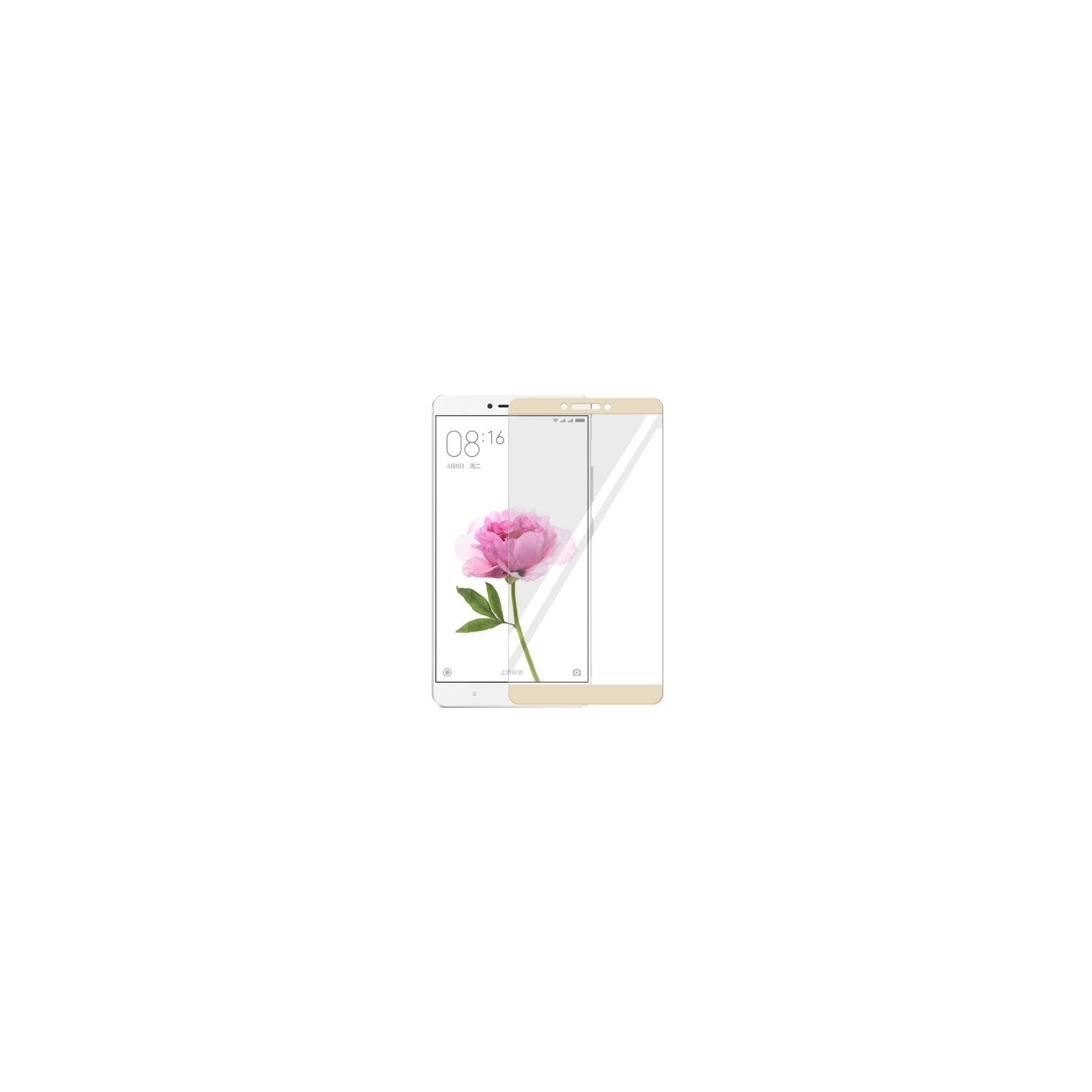 Cristal templado completo Xiaomi Mi Max Protector de Pantalla Dorado
