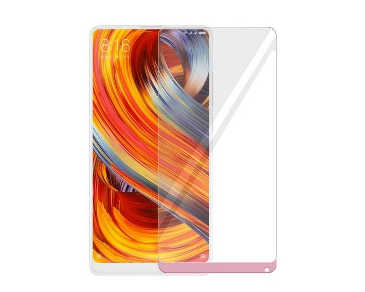 Cristal templado completo Xiaomi Mi Mix 2 Protector de Pantalla Rosa