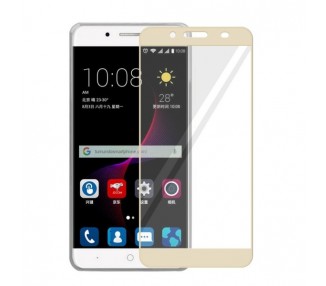 Cristal templado completo Zte Blade A610 Plus Protector de Pantalla Dorado