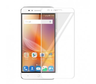 Cristal templado completo Zte Blade A610 Protector de Pantalla Blanco