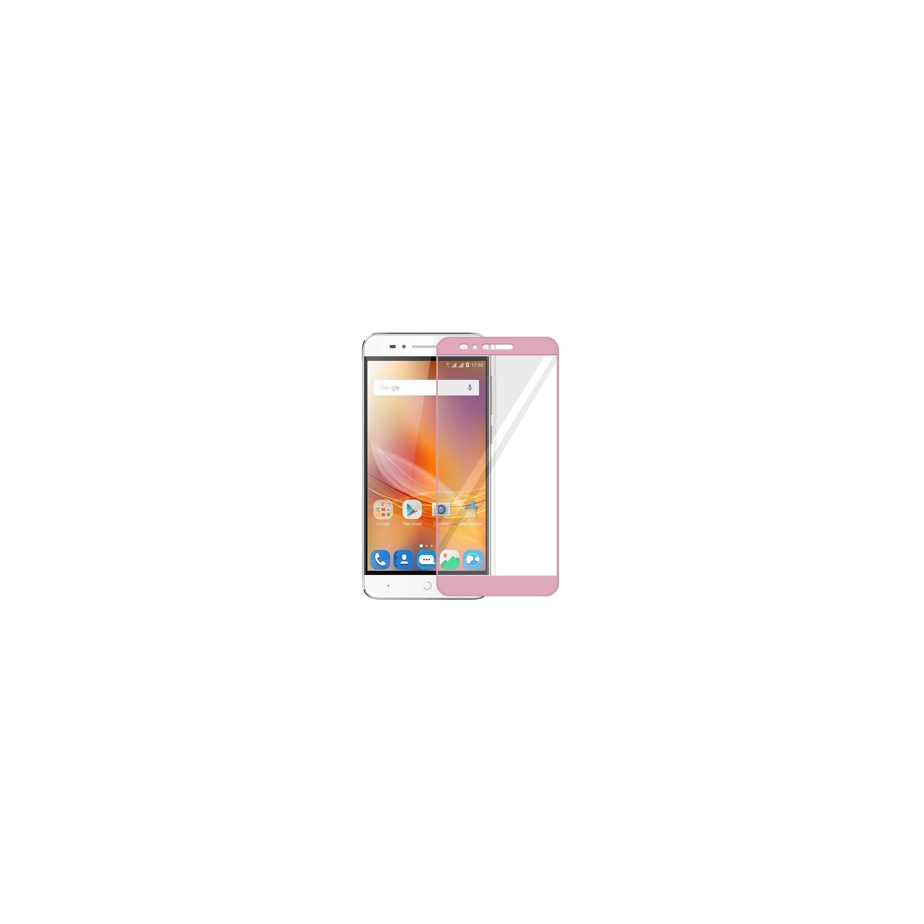 Cristal templado completo Zte Blade A610 Protector de Pantalla Rosa