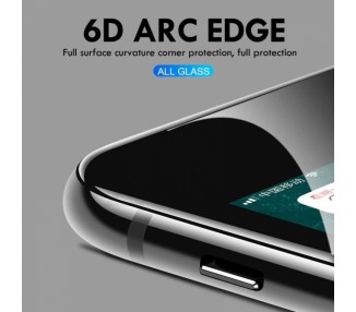 Cristal templado Curvo 6D iPhone XS Max Protector de Pantalla Negro