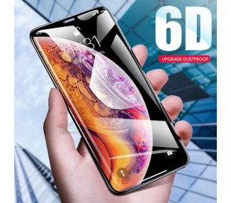 Cristal templado Curvo 6D iPhone XS Max Protector de Pantalla Negro