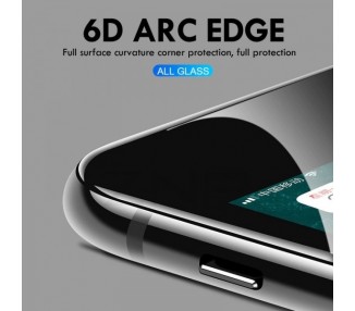 Cristal templado Curvo 6D iPhone XS Max Protector de Pantalla Negro