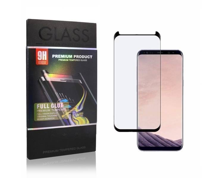 Cristal templado Curvo Full Glue Samsung Galaxy S8 Plus Protector de Pantalla