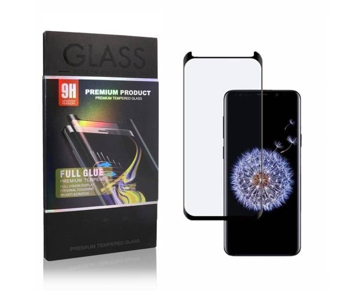 Cristal templado Curvo Full Glue Samsung Galaxy S9 Plus Protector de Pantalla