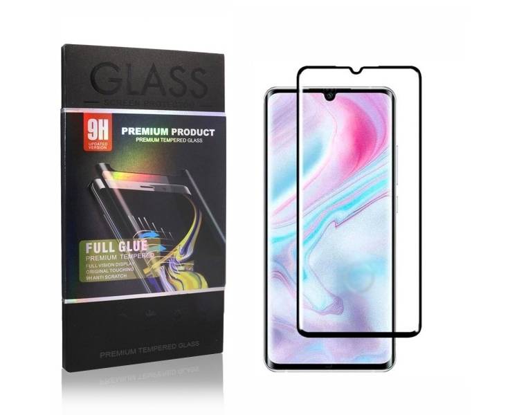 Cristal templado Curvo Full Glue Xiaomi Mi Note 10 Lite Protector de Pantalla
