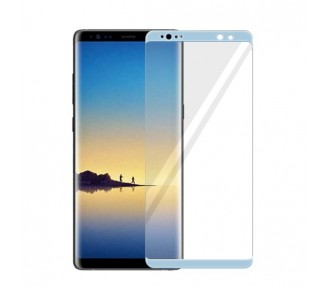 Cristal templado Curvo Samsung Galaxy Note 8 Protector de Pantalla Azul