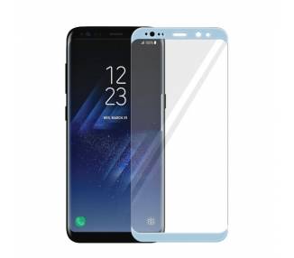 Cristal templado Curvo Samsung Galaxy S8 Plus Protector de Pantalla Azul