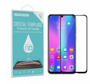 Cristal templado Full Glue 11D Premium Huawei Honor 20 Lite Protector de Pantalla Curvo Negro