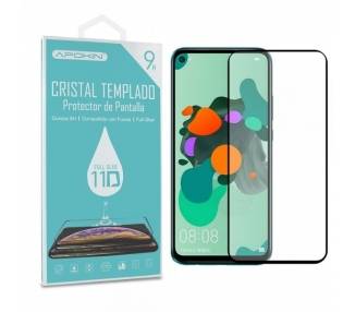 Cristal templado Full Glue 11D Premium Huawei Mate 30 Lite / Honor 20 / Nova 5T Protector de Pantalla Curvo Negro