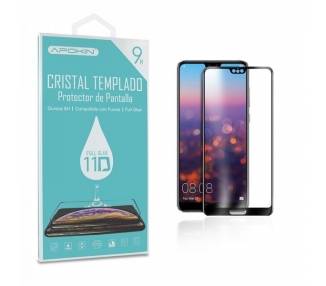 Cristal templado Full Glue 11D Premium Huawei P20 Pro Protector de Pantalla Curvo Negro