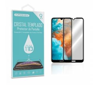 Cristal templado Full Glue 11D Premium Huawei Y6 2019/Y6S Protector de Pantalla Curvo Negro