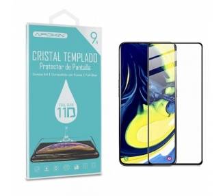 Cristal templado Full Glue 11D Premium Samsung Galaxy A80 / A90 /Redmi note 9s Protector de Pantalla Curvo Negro