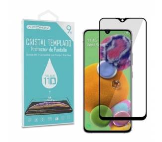 Cristal templado Full Glue 11D Premium Samsung Galaxy A91/S10 Lite Protector de Pantalla Curvo Negro