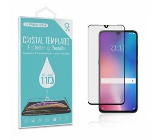 Cristal templado Full Glue 11D Premium Xiaomi Mi 9 Protector de Pantalla Curvo Negro