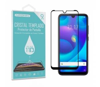 Cristal templado Full Glue 11D Premium Xiaomi Mi Play Protector de Pantalla Curvo Negro
