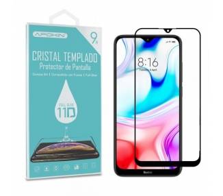 Cristal templado Full Glue 11D Premium Xiaomi Redmi 8/8A Protector de Pantalla Curvo Negro