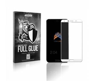 Cristal templado Full Glue 5D Huawei Mate 10 Protector de Pantalla Curvo Blanco