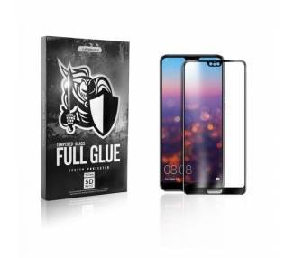Cristal templado Full Glue 5D Huawei P20 Pro Protector de Pantalla Curvo Negro