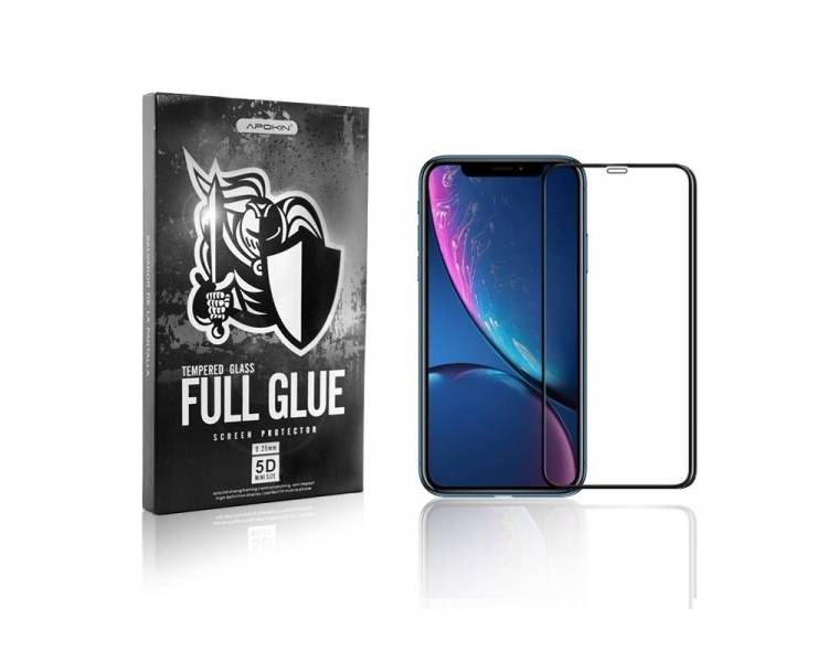 Cristal templado Full Glue 5D Iphone 11 Pro (X/Xs) Protector de Pantalla Curvo Negro