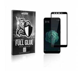Cristal templado Full Glue 5D Xiaomi Mi A2 / 6X Protector de Pantalla Curvo Negro