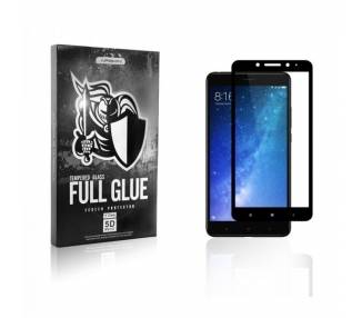 Cristal templado Full Glue 5D Xiaomi Mi Max 2 Protector de Pantalla Curvo Negro