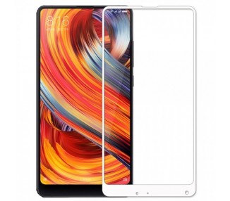 Cristal templado Full Glue 5D Xiaomi Mi Mix 2 Protector de Pantalla Curvo Blanco