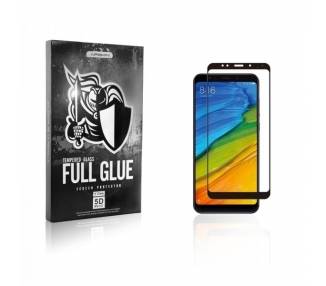 Cristal templado Full Glue 5D Xiaomi Redmi 5 Protector de Pantalla Curvo Negro