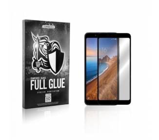 Cristal templado Full Glue 5D Xiaomi Redmi 7A Protector de Pantalla Curvo Negro