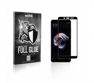 Cristal templado Full Glue 5D Xiaomi Redmi Note 5 / 5 Pro Protector de Pantalla Curvo Negro