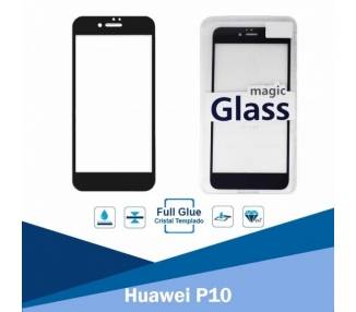 Cristal templado Full Glue Huawei P10 Plus Protector de Pantalla Negro