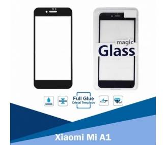 Cristal templado Full Glue Xiaomi Mi A1 Protector de Pantalla Negro