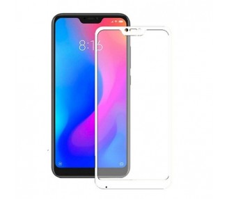 Cristal templado Full Glue Xiaomi Mi A2 Lite Protector de Pantalla Blanco