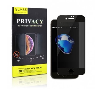 Cristal templado Privacidad iPhone 7 Plus / 8 Plus Protector de Pantalla 5D Curvo